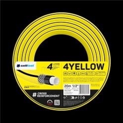 CELLFAST Locsolótömlő 4 rétegű YELLOW 1/2" 20 m Öntöző Akció