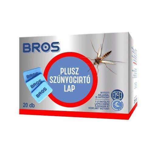 BROS szúnypgriasztó lapka elekrtomos készülékhez 20 db