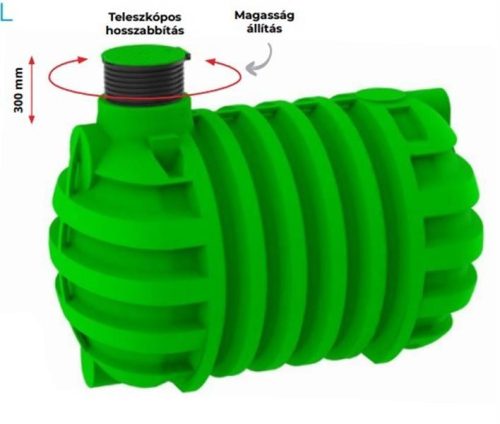 RoTerra 20000 L esővízgyűjtő tartály