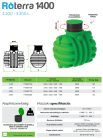 2200 L RoTerra Water esővízgyűjtő tartály