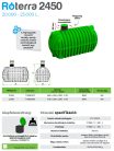 25000 L RoTerra esővízgyűjtő tartály