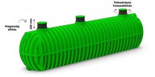 35000 L RoTerra 2450 esővízgyűjtő, tüzivíz tartály