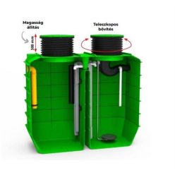 2-5 PE EcoBox WEB háztartási szennyvíztisztító rendszer