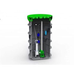 RoPump Ø600 x 1000 szennyvízátemelő szivattyúállomás egy DAB FEKA VS 750 szivattyúval
