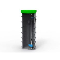 RoPump Ø600 x 1800 szennyvízátemelő szivattyúállomás egy Pentax DG102G szivattyúval