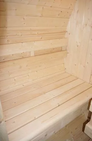 TROMSÖ M kültéri hordó szauna, kétszemélyes