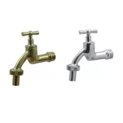   KIFOLYÓCSAP KERTI TÖMLŐVÉGES 1/2" RÉZ TEKERŐS DELTON-G