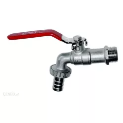   Kerti kifolyócsap,tömlővéggel 3/4", piros karral DELTON-G