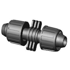 Csepegtető szalag toldó 17x17 egyenes