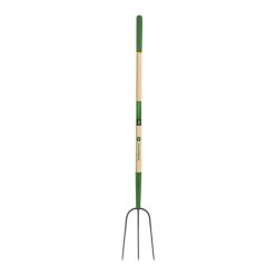 JOHN DEERE BPJ-3E-JD 3 ágú trágyavilla, 120 cm-es prémium keményfa nyéllel, gumírozott markolattal (