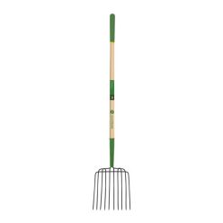 JOHN DEERE BPJ-10L-JD 10 ágú trágya- szálastakarmány villa, 120 cm-es prémium keményfa nyéllel, gumí