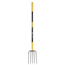 JOHN DEERE BPJ-5F-JD 5 ágú trágyavilla, 120 cm-es üvegszálas nyéllel, gumírozott markolattal (35230)