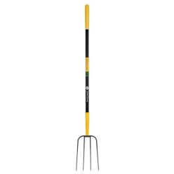 JOHN DEERE BPJ-4F-JD 4 ágú trágyavilla, 120 cm-es üvegszálas nyéllel, gumírozott markolattal (35280)
