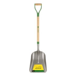 JOHN DEERE PST-Y-JD Gabona- és hólapát, 85 cm-es prémium keményfa nyéllel, " D " markolattal (35314)