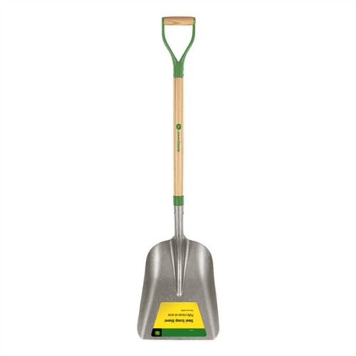 JOHN DEERE PST-Y-JD Gabona- és hólapát, 85 cm-es prémium keményfa nyéllel, " D " markolattal (35314)