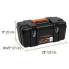TRUPER CHP-20X Ipari szerszámosláda fém csattal, 50 cm (10380)