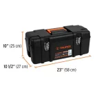 TRUPER CHP-23X Ipari szerszámosláda fém csattal, 58 cm (11506)