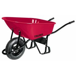 TRUPER CAT-60ND Talicska piros fém puttonnyal tömlős kerékkel, 100/170 L (11776)