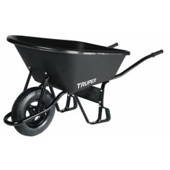 TRUPER CAT-60PL Talicska fekete műanyag puttonnyal tömlős kerékkel, 120/170 L (11777)