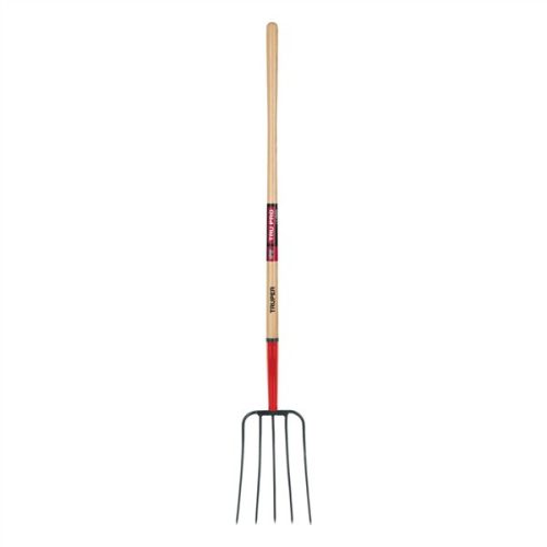 TRU PRO BPJ-5E 5 Ágú acél trágyavilla kőrisfa nyéllel, 23/154 cm (30314)