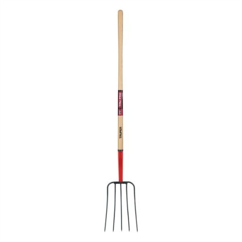 TRU PRO BPJ-5E 5 Ágú acél trágyavilla kőrisfa nyéllel, 23/154 cm (30314)
